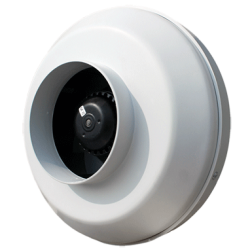 Канальные вентиляторы круглые ВКК в пластиковом корпусе 100